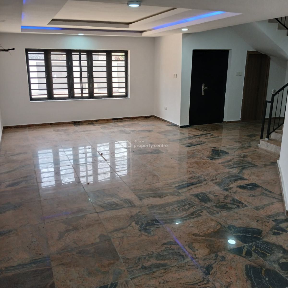 an Exquisite 4 Bedroom Terrace with 1 Study Room, 1 Bq & Store, Ologolo, Lekki, Lagos, Terraced Duplex for Sale