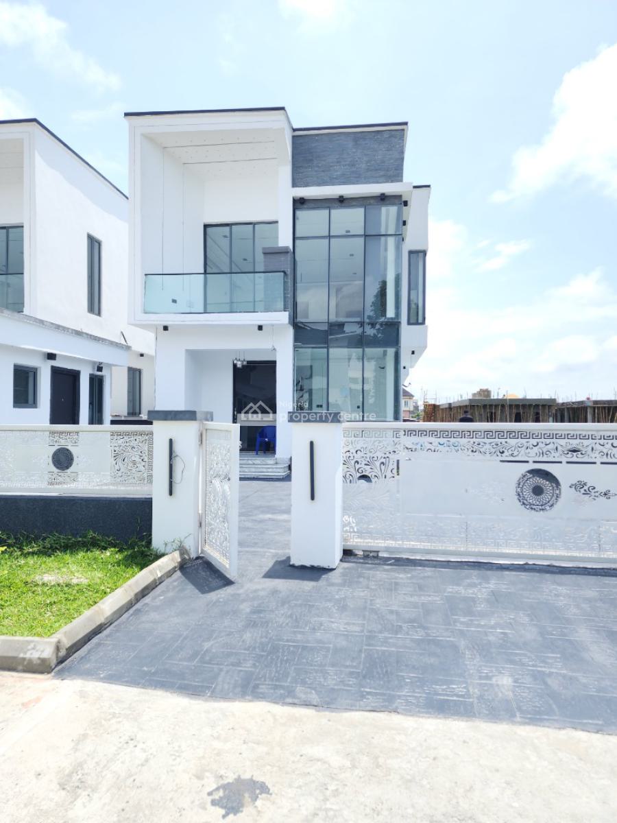 Nicely Built 5 Bedroom Detached Duplex W/ Bq, Pool in a Secured Estate, Ajah, Lagos, Detached Duplex for Sale