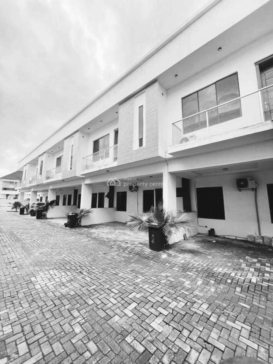 Luxury Beautiful 4 Bedroom Terraced Duplex with Excellent Facilities, Lekki County, Ikota, Lekki, Lagos, Terraced Duplex for Rent