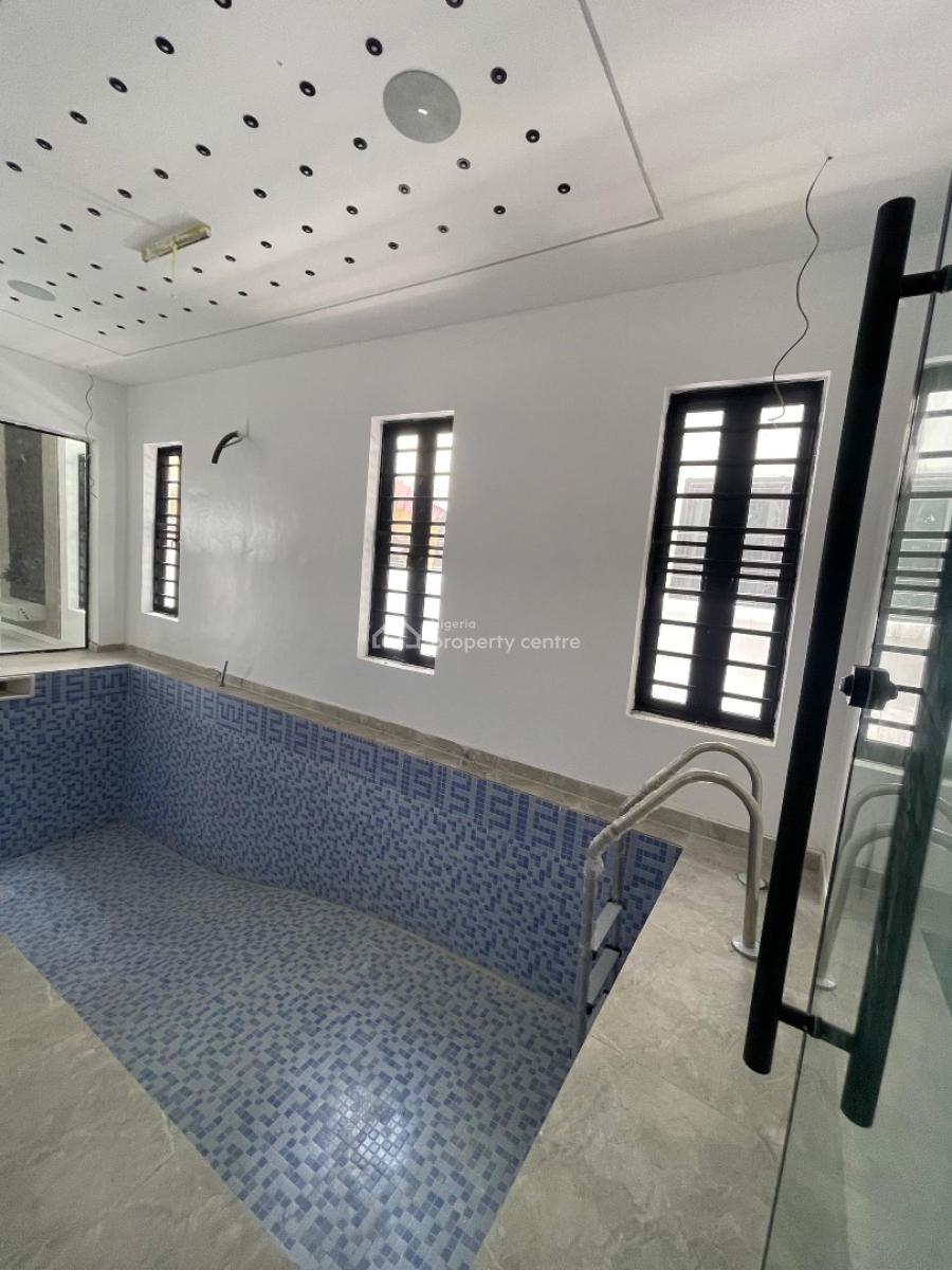 Luxurious 5 Bedroom Detached Duplex with Pool & Bq in Secure Estate, Chevron, Lekki, Lagos, Detached Duplex for Sale