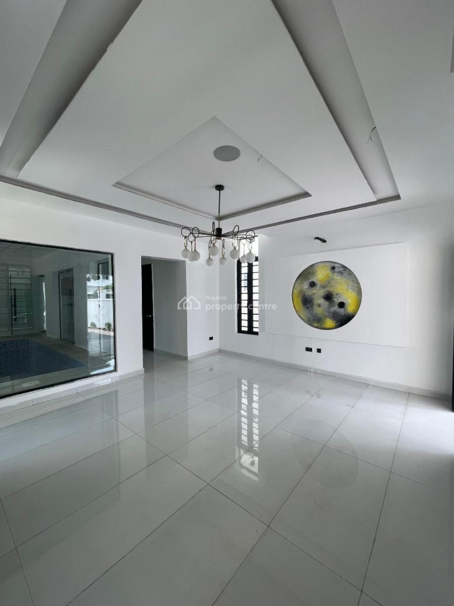 Luxurious 5 Bedroom Detached Duplex with Pool & Bq in Secure Estate, Chevron, Lekki, Lagos, Detached Duplex for Sale