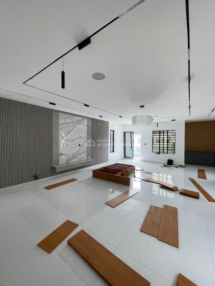 Luxurious 5 Bedroom Detached Duplex with Pool & Bq in Secure Estate, Chevron, Lekki, Lagos, Detached Duplex for Sale