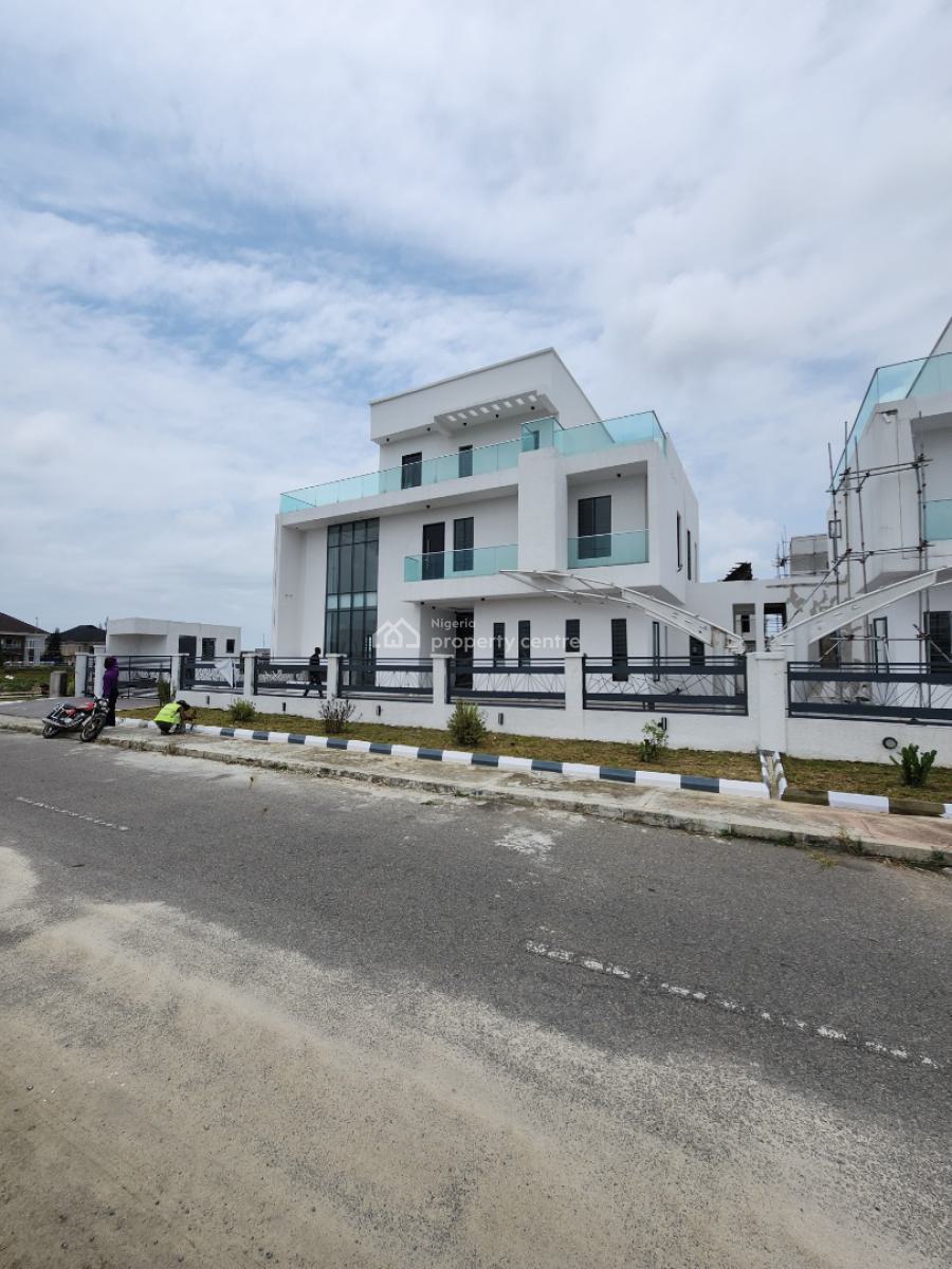 Gorgeous 5 Bedroom Detached Duplex with Bq, Pool in a Secured Estate, Ajah, Lagos, Detached Duplex for Sale