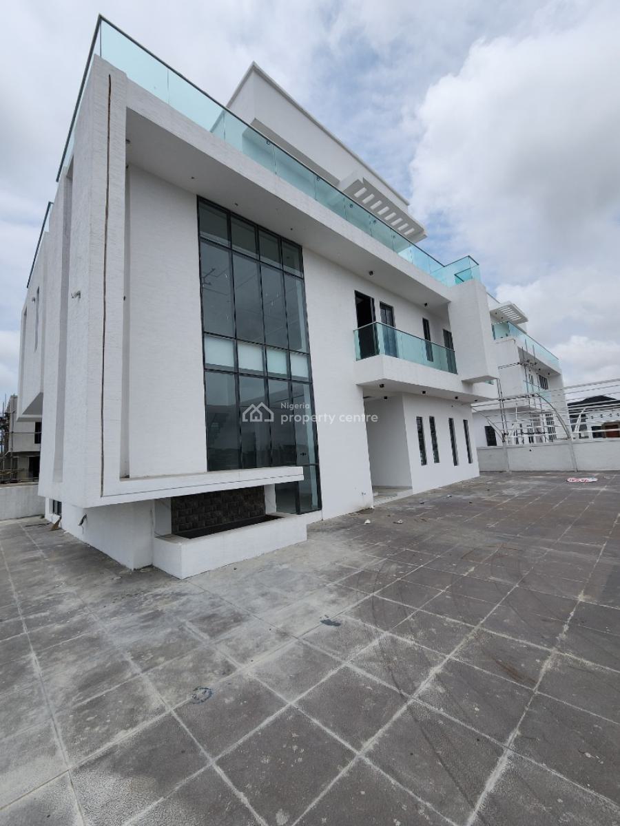 Gorgeous 5 Bedroom Detached Duplex with Bq, Pool in a Secured Estate, Ajah, Lagos, Detached Duplex for Sale