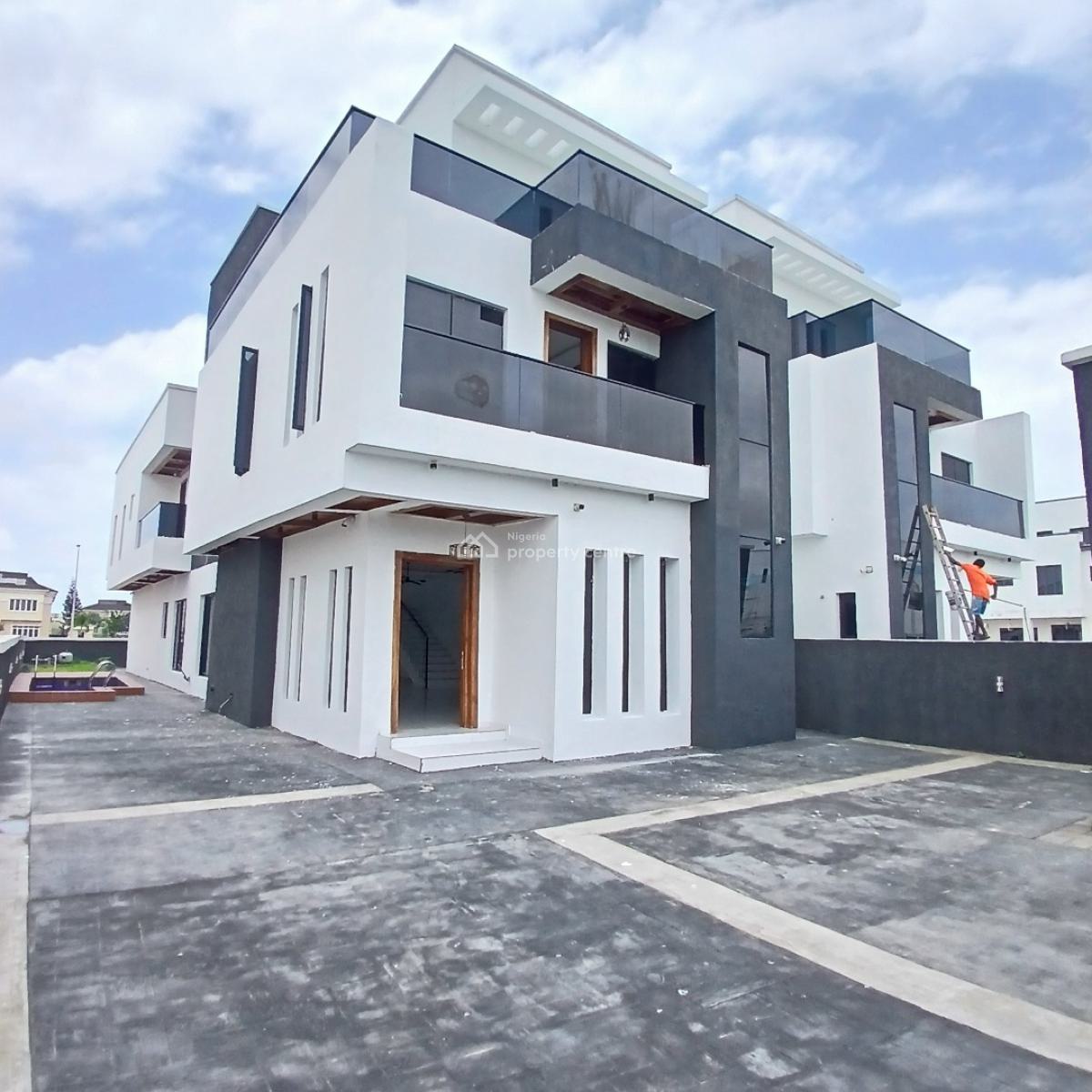 Exquisite 5 Bedroom Detached Duplex with Swimming Pool, Ajah, Lekki, Lagos, Detached Duplex for Sale
