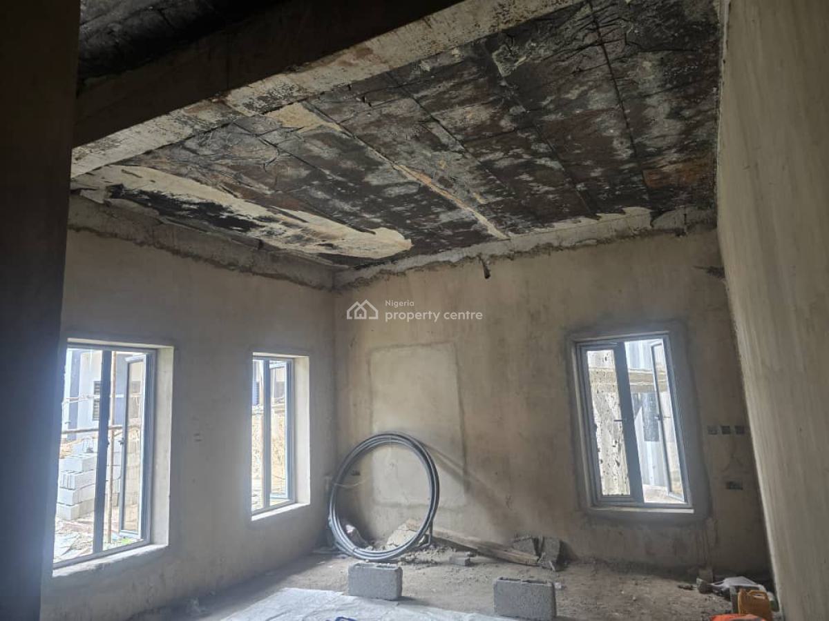 5 Bedroom Semi Detached Duplex Carcass, Life Camp, Abuja, Semi-detached Duplex for Sale