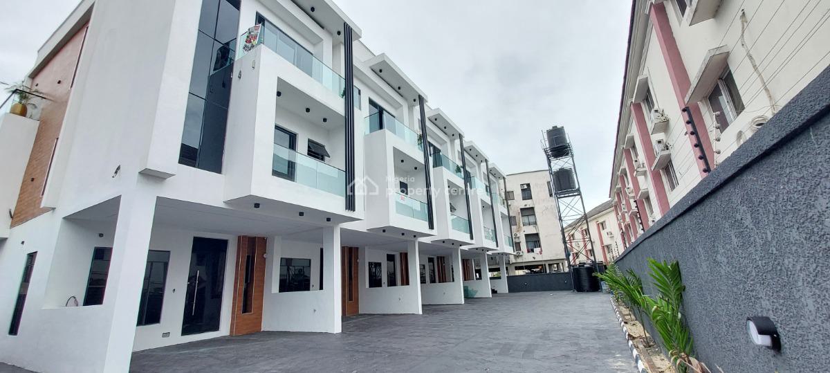 Brand New 4 Bedroom Terrace Duplex with 1bq, Osapa, Lekki, Lagos, Terraced Duplex for Sale