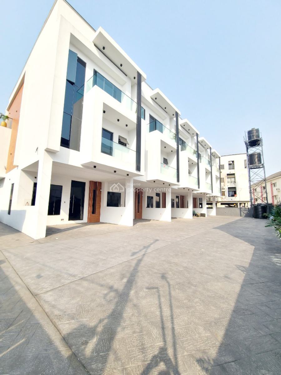 Brand New 4 Bedrooms Terraced Duplex with 1bq, Osapa, Lekki, Lagos, Terraced Duplex for Sale