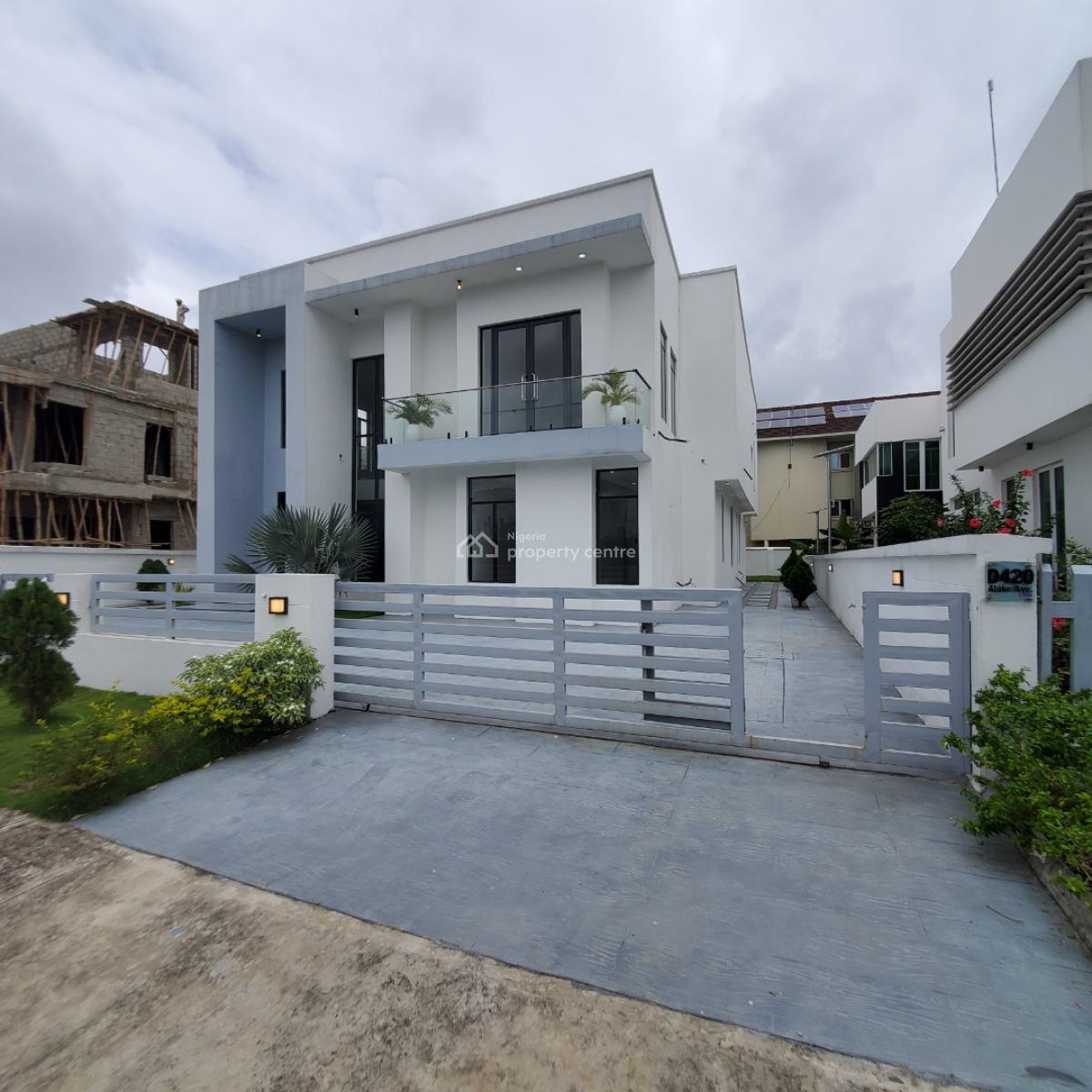 Magnificent 5 Bedroom Fully Detached Duplex with Pool, Ajah, Lagos, House for Sale