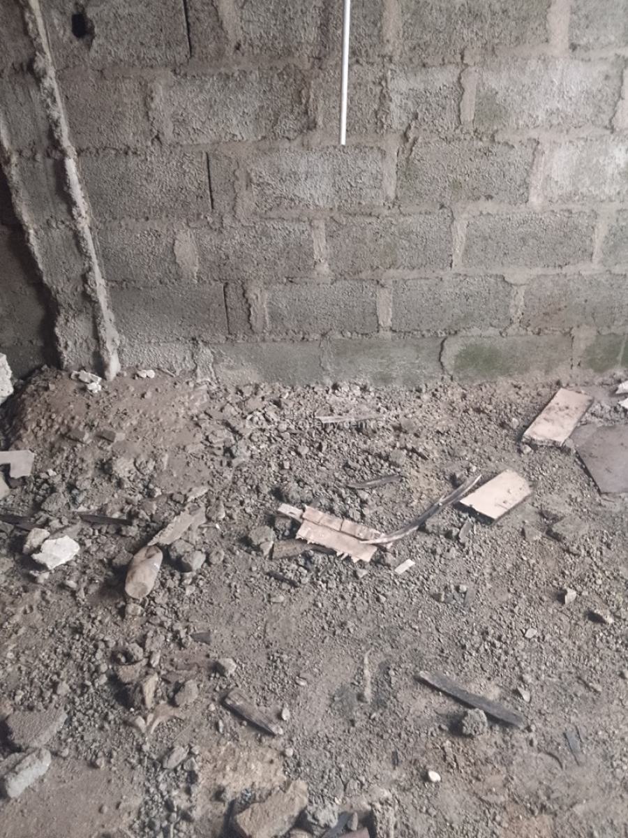Three Bedrooms Terraced Carcass Duplex, By Kia Academy, Wuye, Abuja, Terraced Duplex for Sale