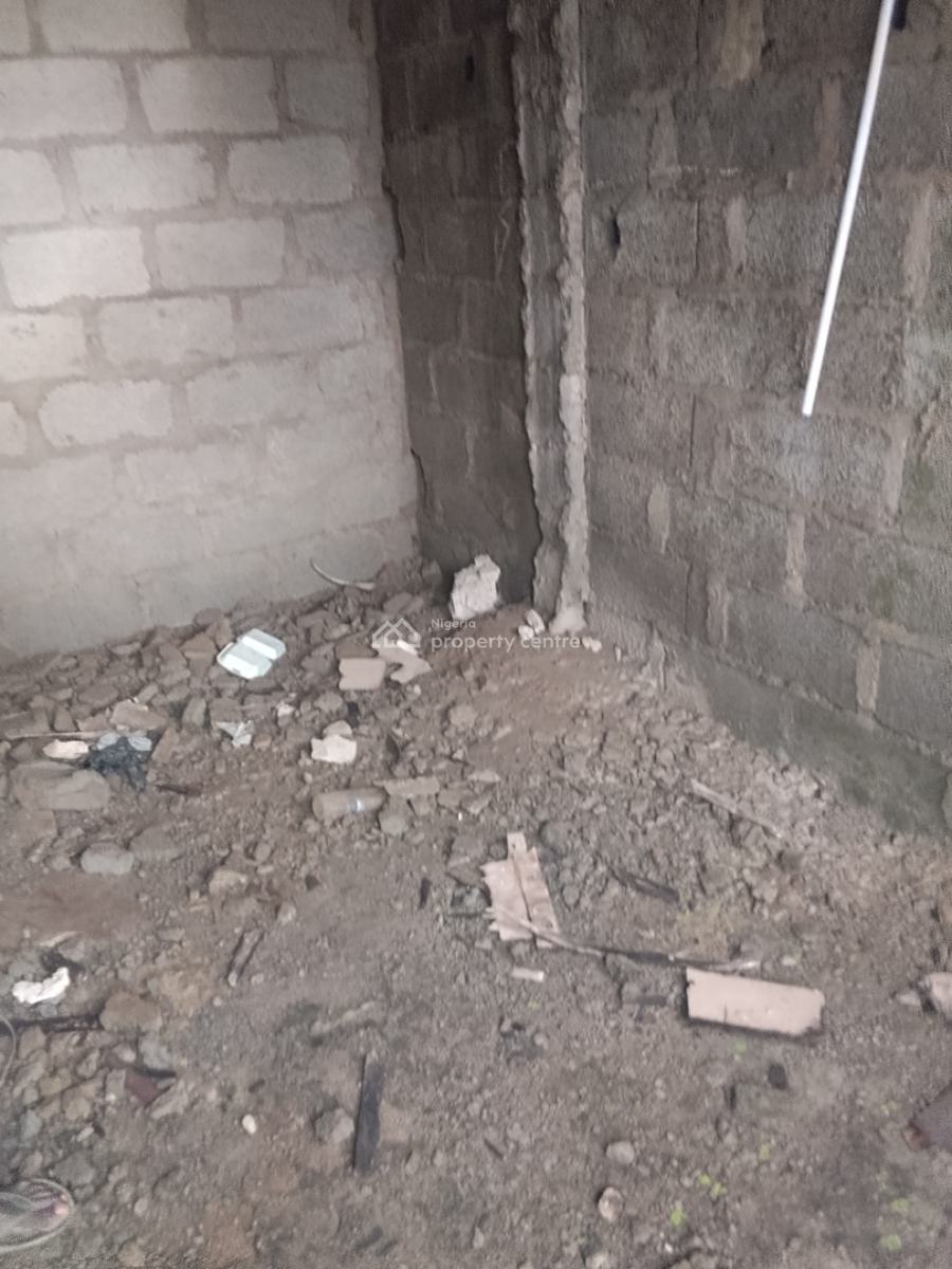 Three Bedrooms Terraced Carcass Duplex, By Kia Academy, Wuye, Abuja, Terraced Duplex for Sale