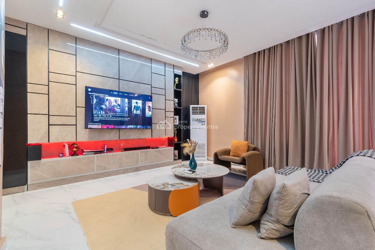 Stylish 2 Bedroom Apartment with Ps5, Abisola Aduke Court, Lekki Phase 1, Lekki, Lagos, Flat / Apartment Short Let