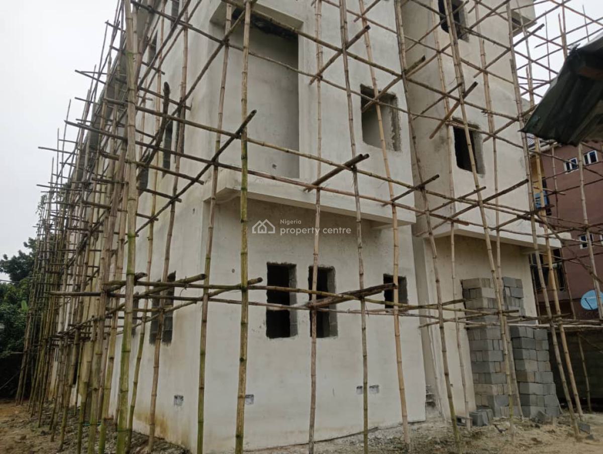 Well Located Uncompleted 6 Units of 2 Bedroom Flats in an Estate, Opposite Sars Road, Rukpoku, Port Harcourt, Rivers, Block of Flats for Sale