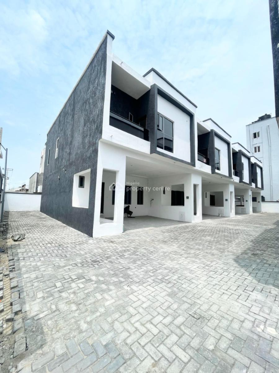 Sharp 4 Bedrooms Terrace Duplex, New Road, Lekki, Lagos, Terraced Duplex for Sale
