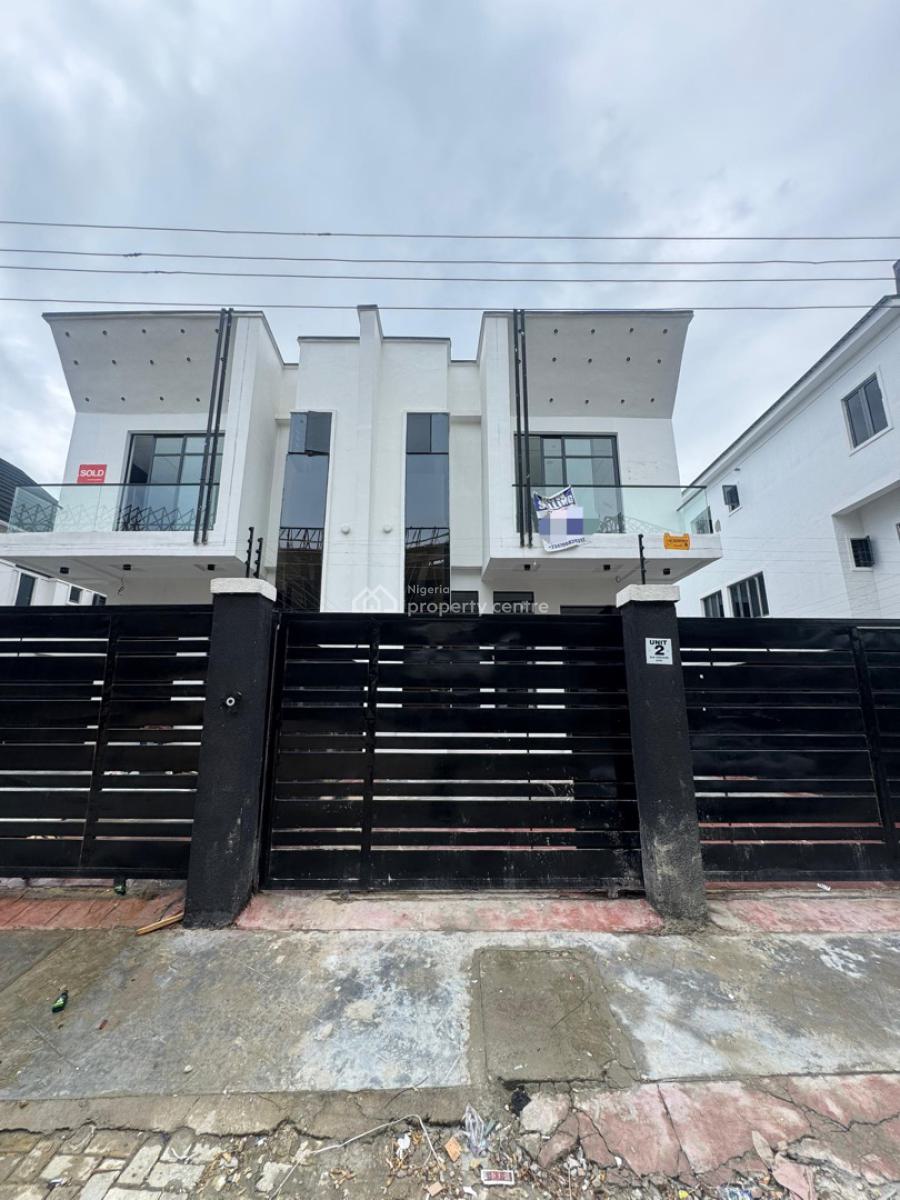 4 Bedroom Semi Detached Duplex, Ikota, Lekki, Lagos, Detached Duplex for Sale