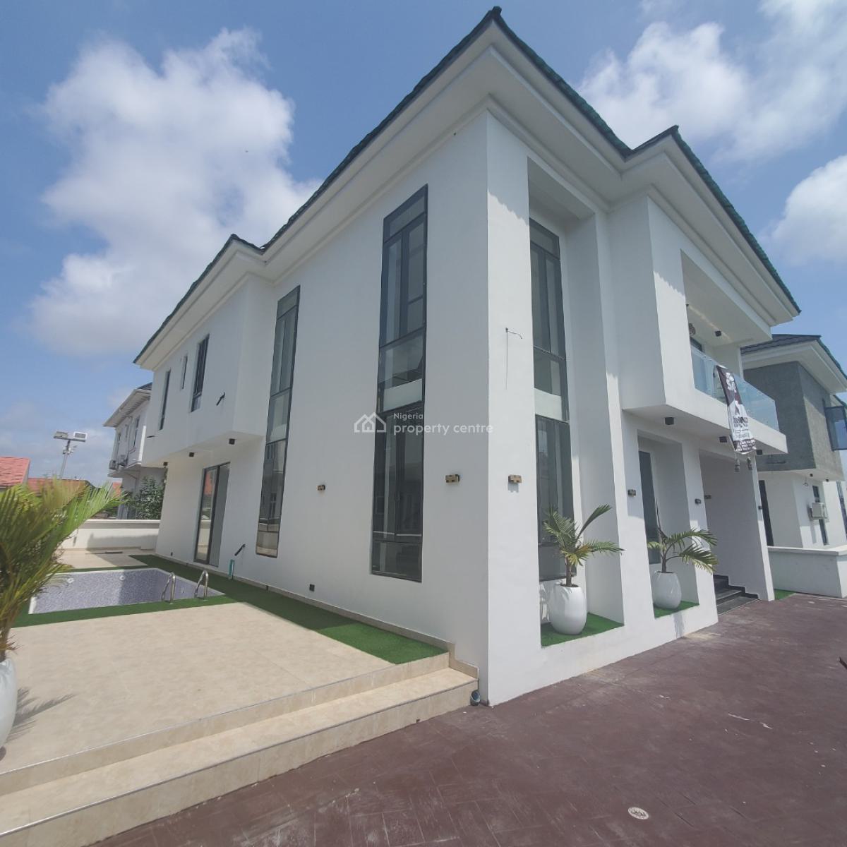 Excellent 4 Bedroom Duplex with a Pool, Ajah, Lagos, House for Sale