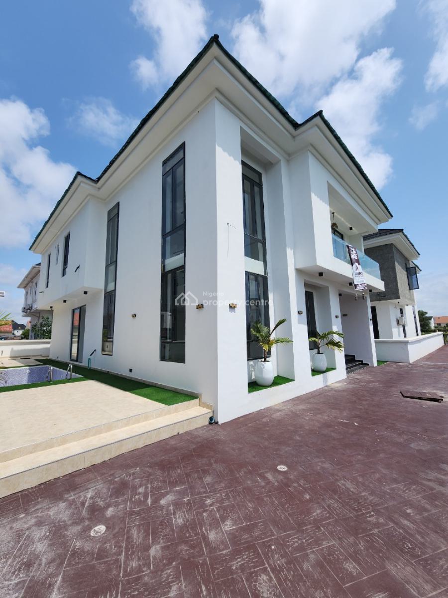 Lovely 4 Bedroom Semi Detached Duplex with Bq & Pool in a Secured Estate, Royal Gardens Estate, Ajah, Lagos, Semi-detached Duplex for Sale