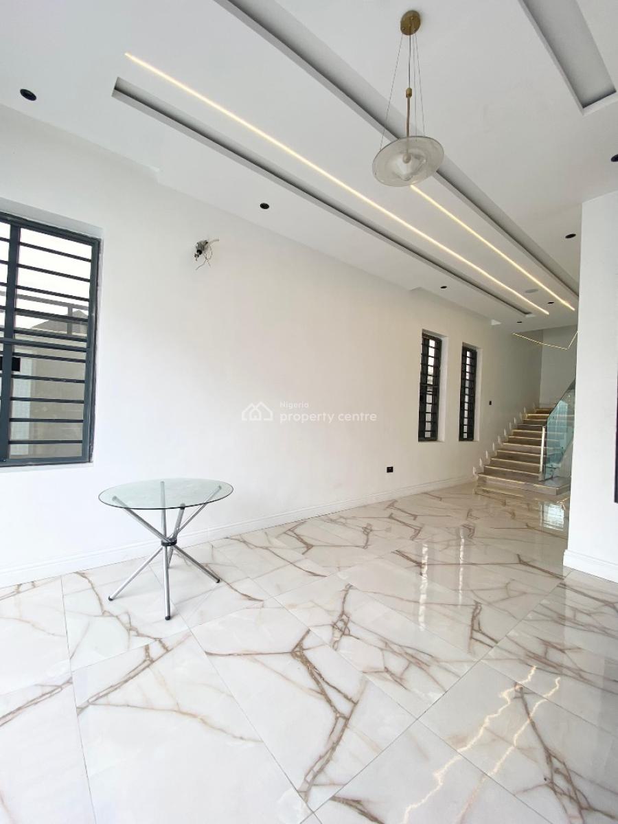 Classic 5 Bedroom Fully Detached Duplex with Bq in a Secure Estate, Chevron, Lekki, Lagos, Detached Duplex for Sale