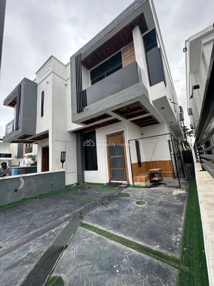 Luxury 4 Bedroom Semi Detached Duplex  in a Secure Estate, Chevron, Lekki, Lagos, Semi-detached Duplex for Sale