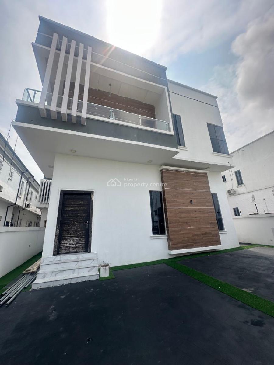 Spacious 4 Bedroom Detached Duplex Swimming Pool in a Secure Estate, Chevron, Lekki, Lagos, Detached Duplex for Sale