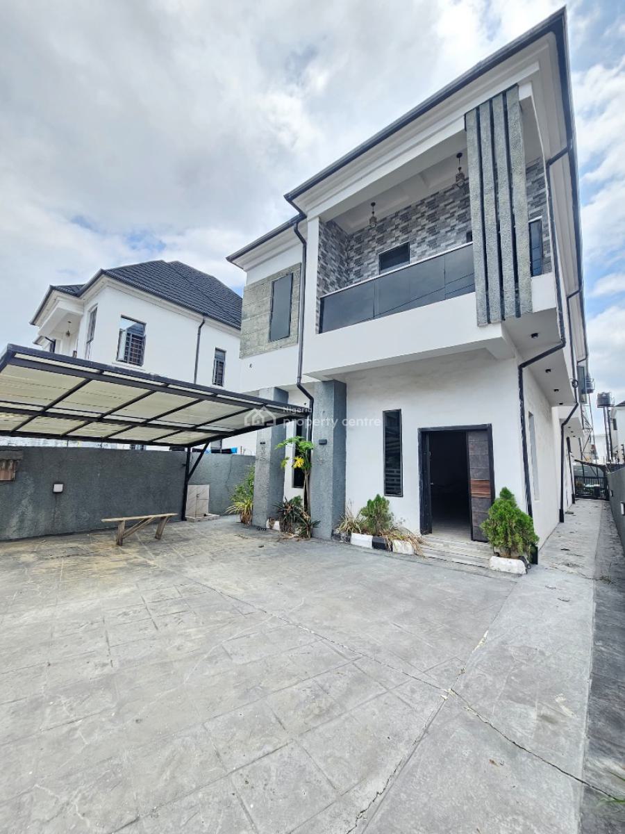Brand New 4 Bedroom Fully Detached Duplex with Bq in a Secure Estate, Ajah, Lagos, Detached Duplex for Rent