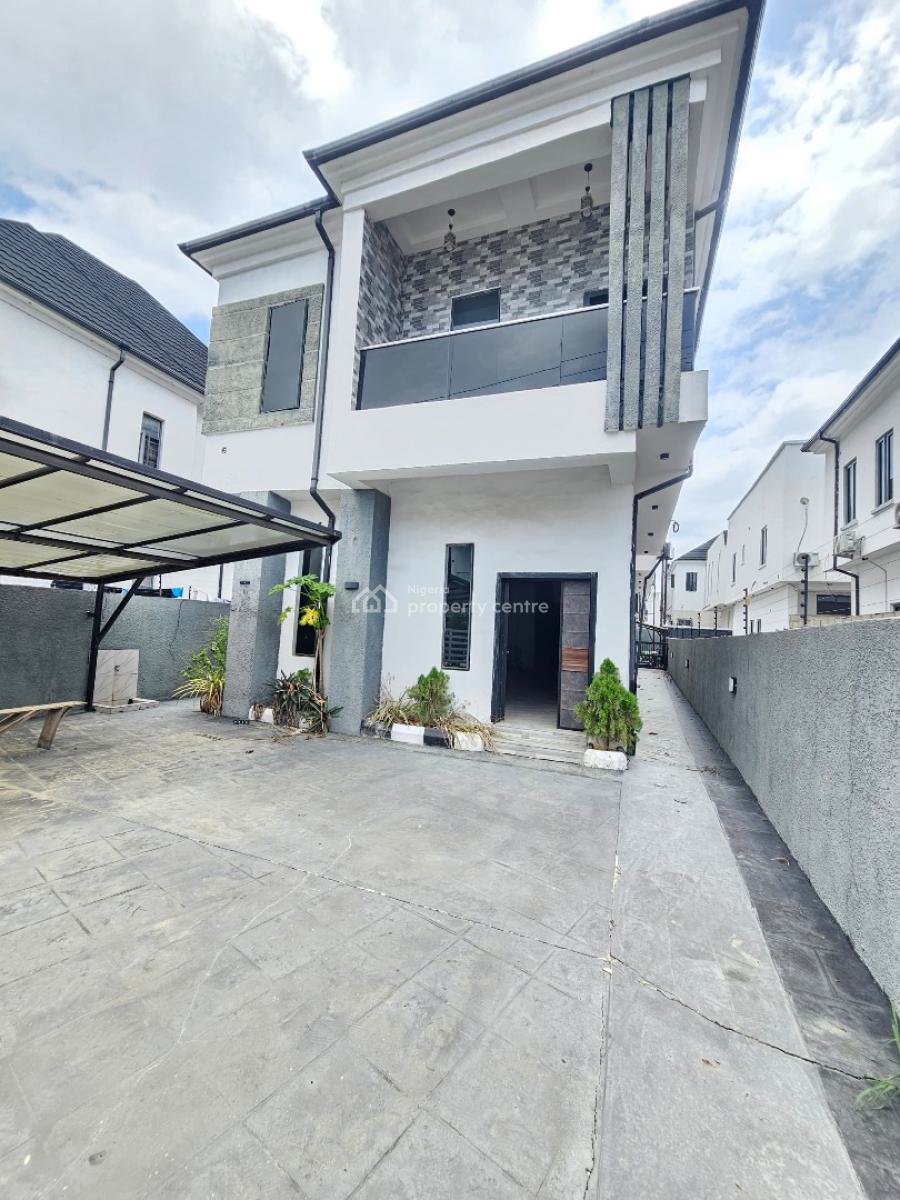 Brand New 4 Bedroom Fully Detached Duplex with Bq in a Secure Estate, Ajah, Lagos, Detached Duplex for Rent