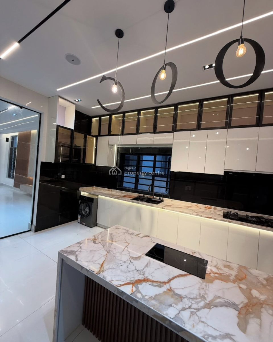 Modern Design 5 Bedroom Fully Detached Home with Swimming Pool and Bq, Lekki Palm City Estate, Ajah, Lagos, Detached Duplex for Sale