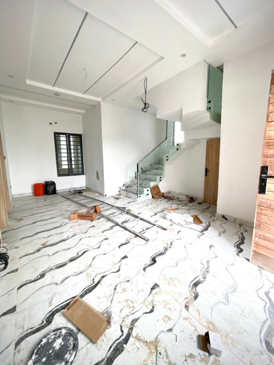 Newly Built 4 Bedroom Semi  Detached Duplex with Bq in a Secure Estate, Ajah, Lekki, Lagos, Semi-detached Duplex for Sale