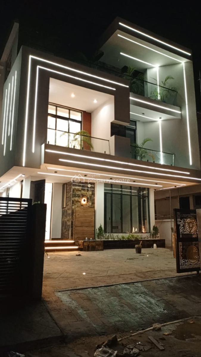 Tastefully Finished Luxury Detached 6 Bedroom Duplex, Hampton Lake Estate, Chevron, Ibeju Lekki, Lagos, Detached Duplex for Sale