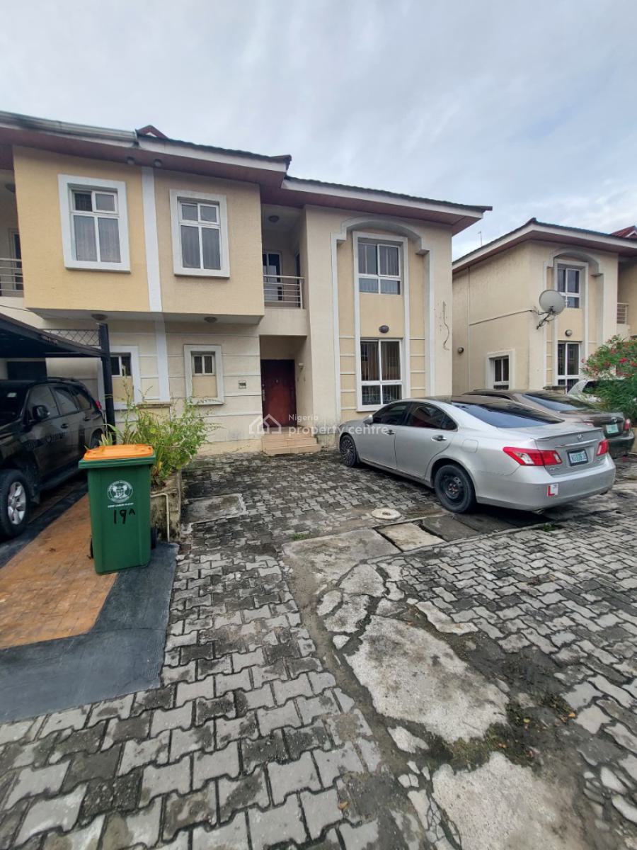 Fully Service 4 Bedroom Semi Detached Duplex with a Room Bq, Cadogan Estate, Osapa, Lekki, Lagos, Semi-detached Duplex for Rent