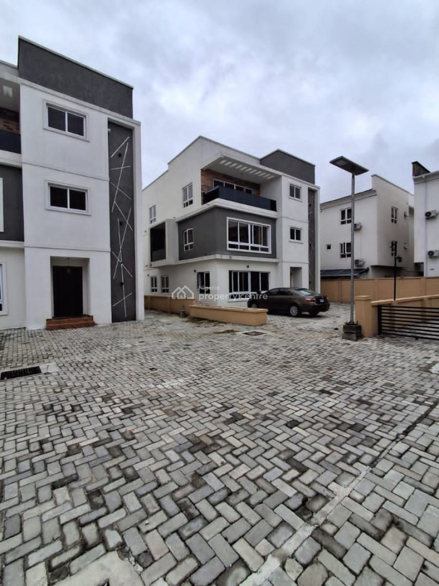 Brand New Detached 6 Bedroom with a Room Bq, Western Foreshore Estate, Osapa, Lekki, Lagos, Detached Duplex for Rent