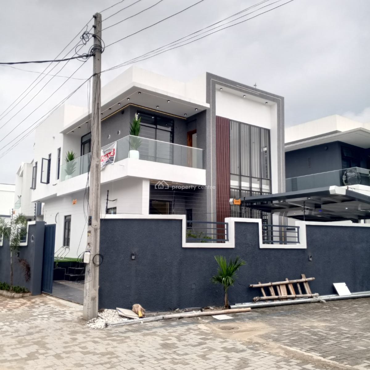 Luxury 4 Bedroom Detached Duplex with a Swimming Pool and a Bq, Secured Estate, Ajah, Lagos, Detached Duplex for Sale
