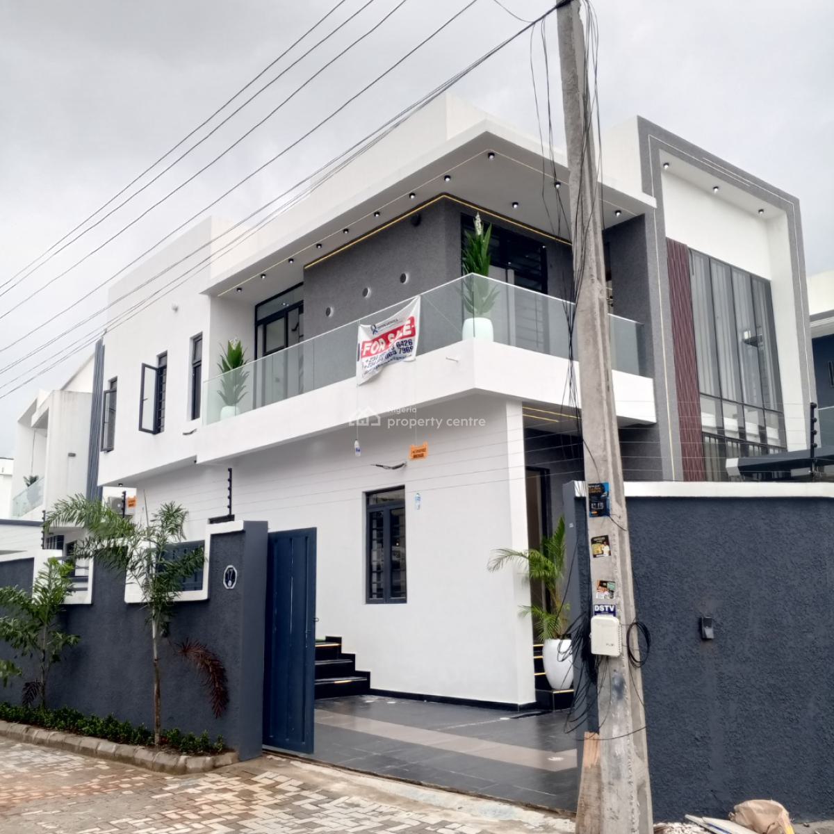 Luxury 4 Bedroom Detached Duplex with a Swimming Pool and a Bq, Secured Estate, Ajah, Lagos, Detached Duplex for Sale
