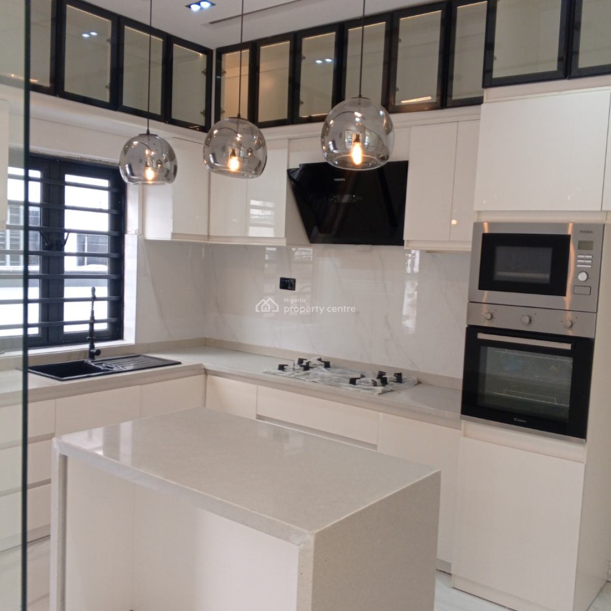 Luxury 4 Bedroom Detached Duplex with a Swimming Pool and a Bq, Secured Estate, Ajah, Lagos, Detached Duplex for Sale