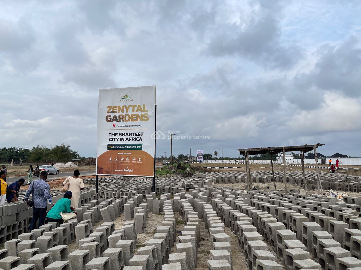 Affordable Land, Zenytal Gardens, Eleranigbe, Ibeju Lekki, Lagos, Residential Land for Sale