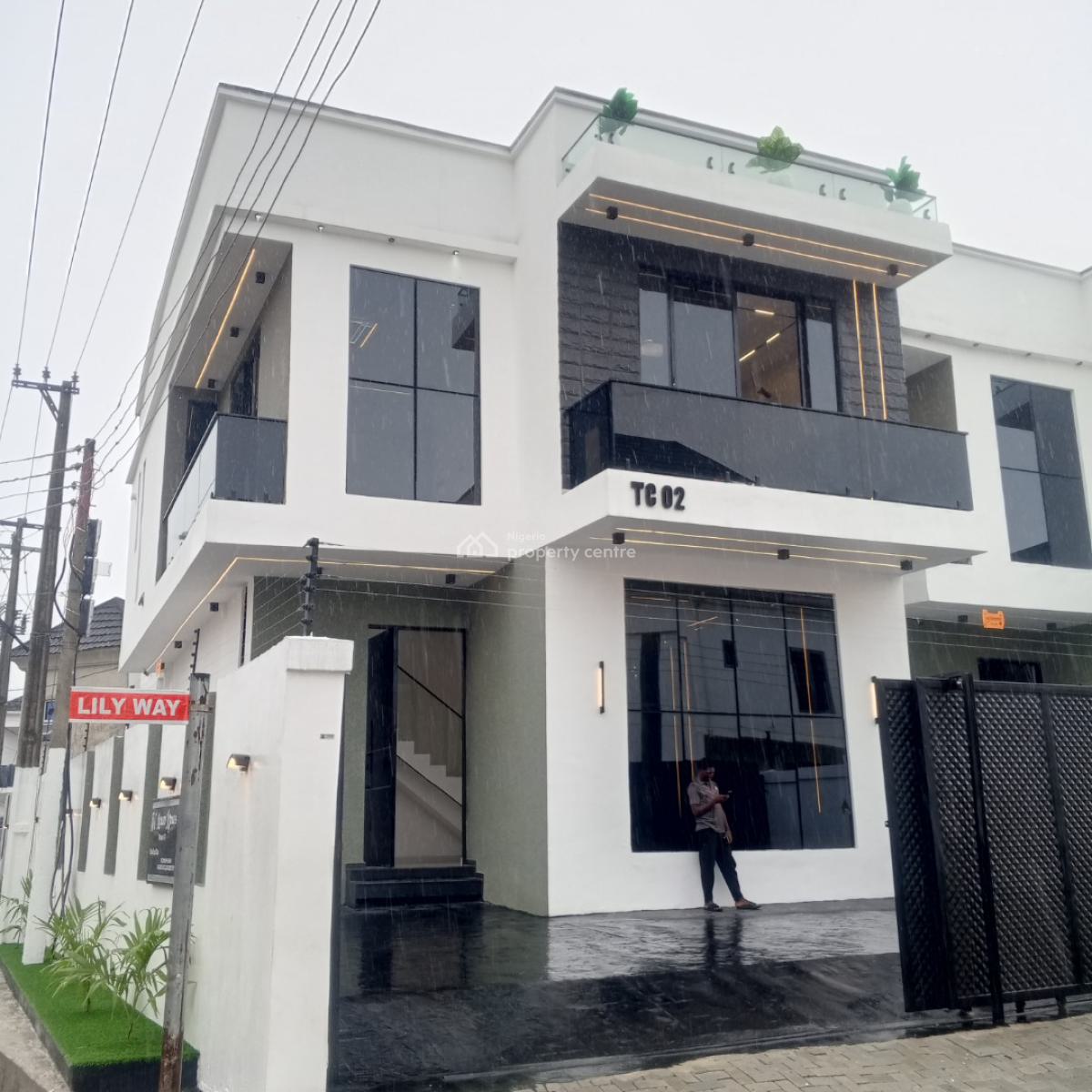 Luxurious 4 Bedroom Detached Duplex with a Swimming Pool and a Bq, Ajah, Lagos, Detached Duplex for Sale