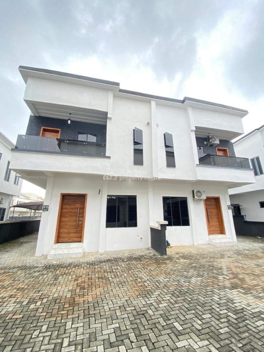 Brand New Semidetached Duplex with Swimming and Bq, Vgc, Lekki, Lagos, Semi-detached Duplex for Rent