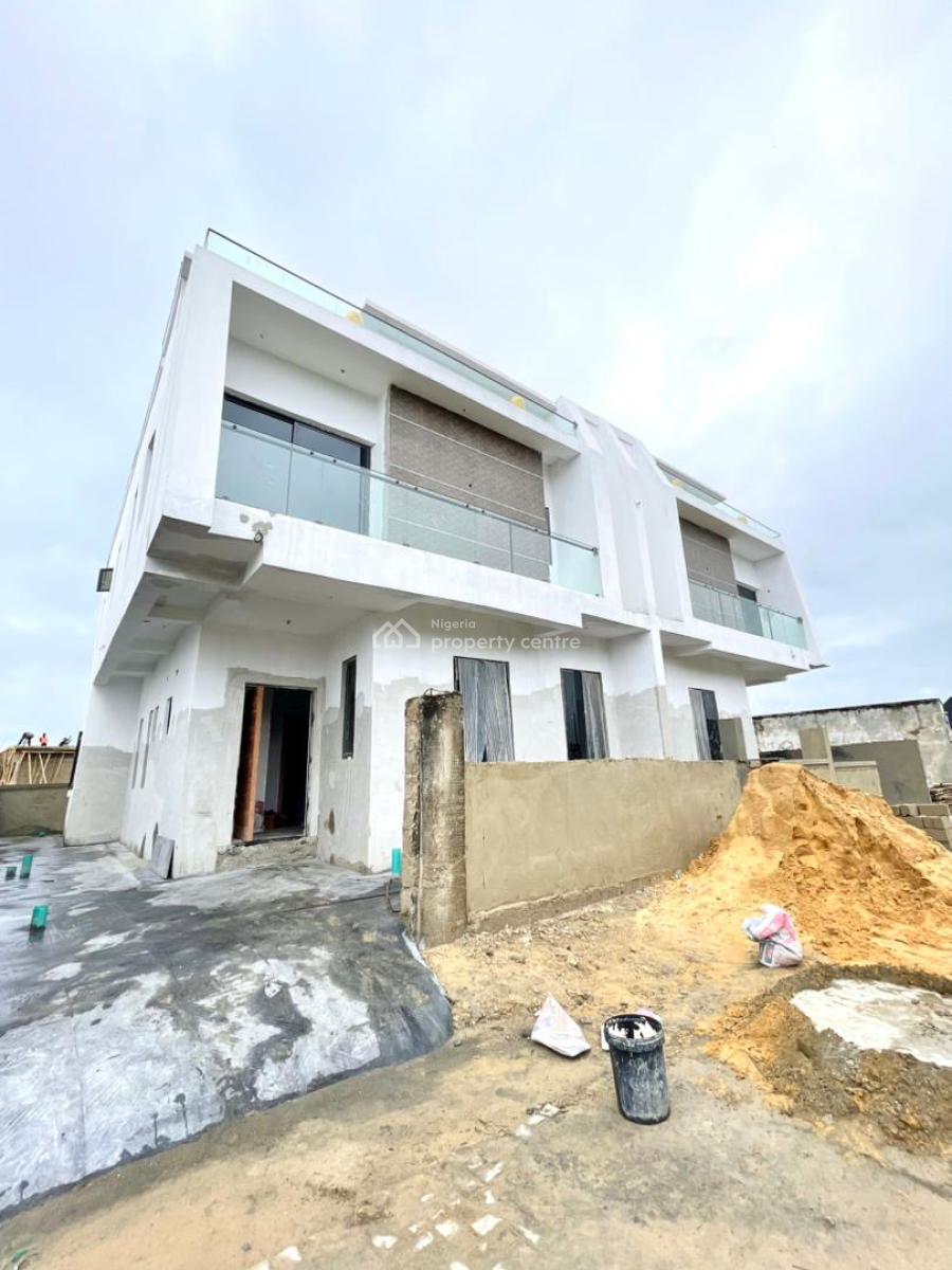 Newly Built 4 Bedroom Semi Detached Duplex with Bq in a Secure Estate, Abraham Adesanya, Ajah, Lagos, Semi-detached Duplex for Sale