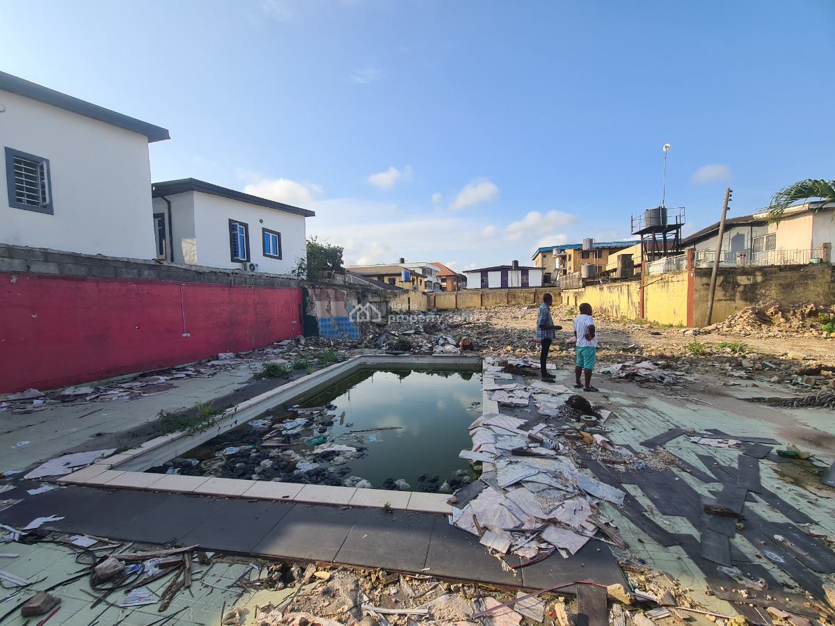 Dry Bareland of 1627sqm Directly on The Road, Ire Akari Road, Isolo, Lagos, Mixed-use Land for Sale