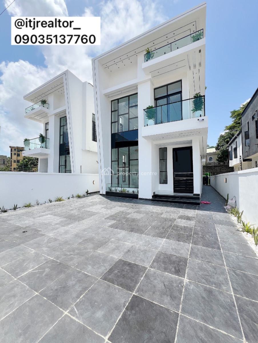 Contemporary 5 Bedroom Detached Duplex with Swimming Pool and Bq, Chevron, Lekki, Lagos, Detached Duplex for Sale