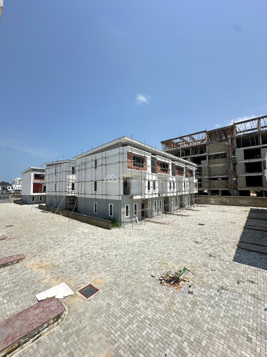 Newly and Spaciously Built Brand New 4 Bedroom Terrace with a Room Bq, Off Freedom Way, Ikate, Lekki, Lagos, Terraced Duplex for Sale