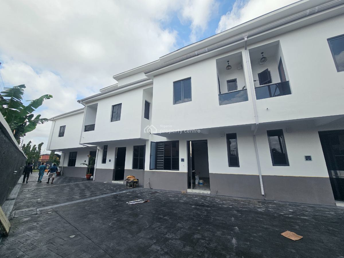 Luxury 4 Bedroom Terrace Duplex with Bq in a Gated Community, Adeniran Ogunsanya Road, Surulere, Lagos, Terraced Duplex for Sale