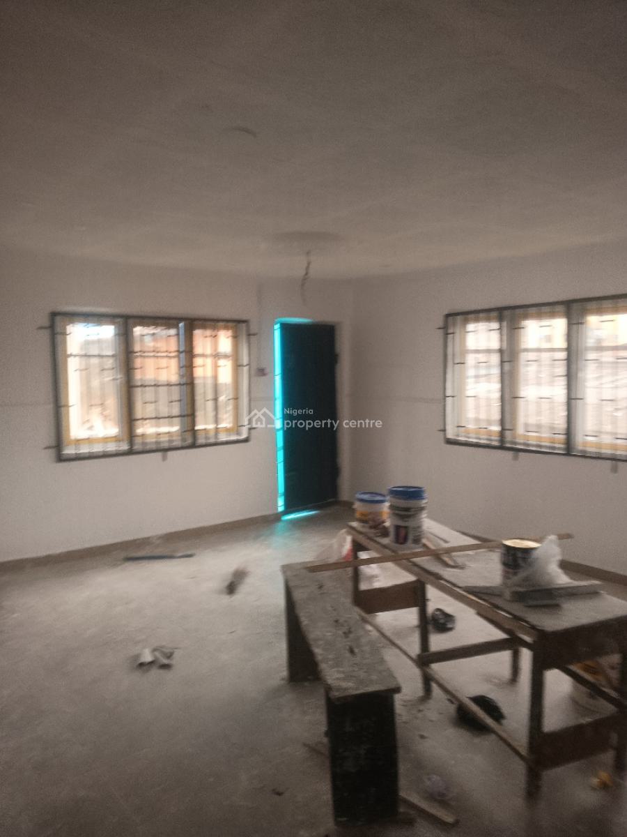 Renovated Spacious 2 Bedrooms Flat (upstairs), Off College Road, Ogba, Ikeja, Lagos, Flat / Apartment for Rent
