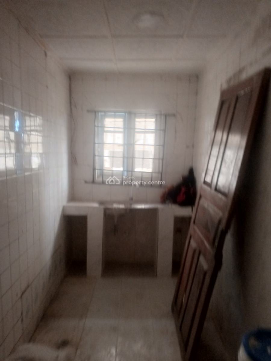 Renovated Spacious 2 Bedrooms Flat (upstairs), Off College Road, Ogba, Ikeja, Lagos, Flat / Apartment for Rent