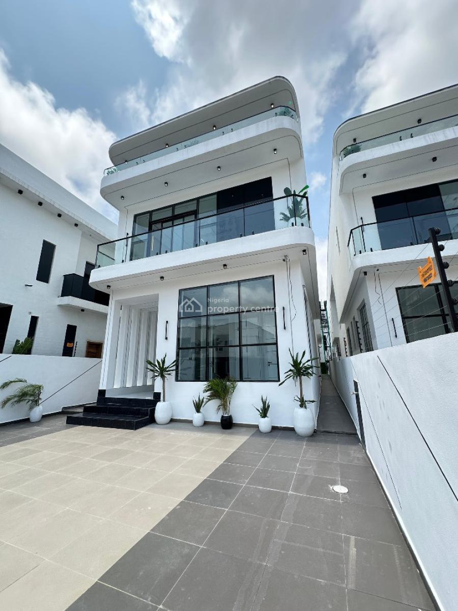 Spacious Luxury 5 Bedroom Fully Detached Duplex with Bq, Swimming Pool, 2nd Toll Gate, Lekki, Lagos, Detached Duplex for Sale