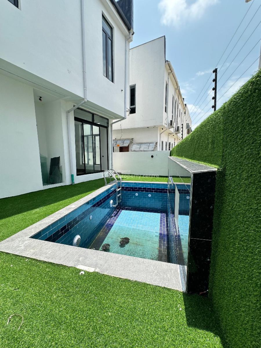Spacious Luxury 5 Bedroom Fully Detached Duplex with Bq, Swimming Pool, 2nd Toll Gate, Lekki, Lagos, Detached Duplex for Sale