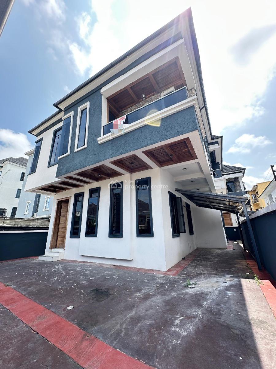 Well-built Spacious Luxury 5 Bedroom Fully Detached Duplex with Bq, 2nd Toll Gate, Lekki, Lagos, Detached Duplex for Sale