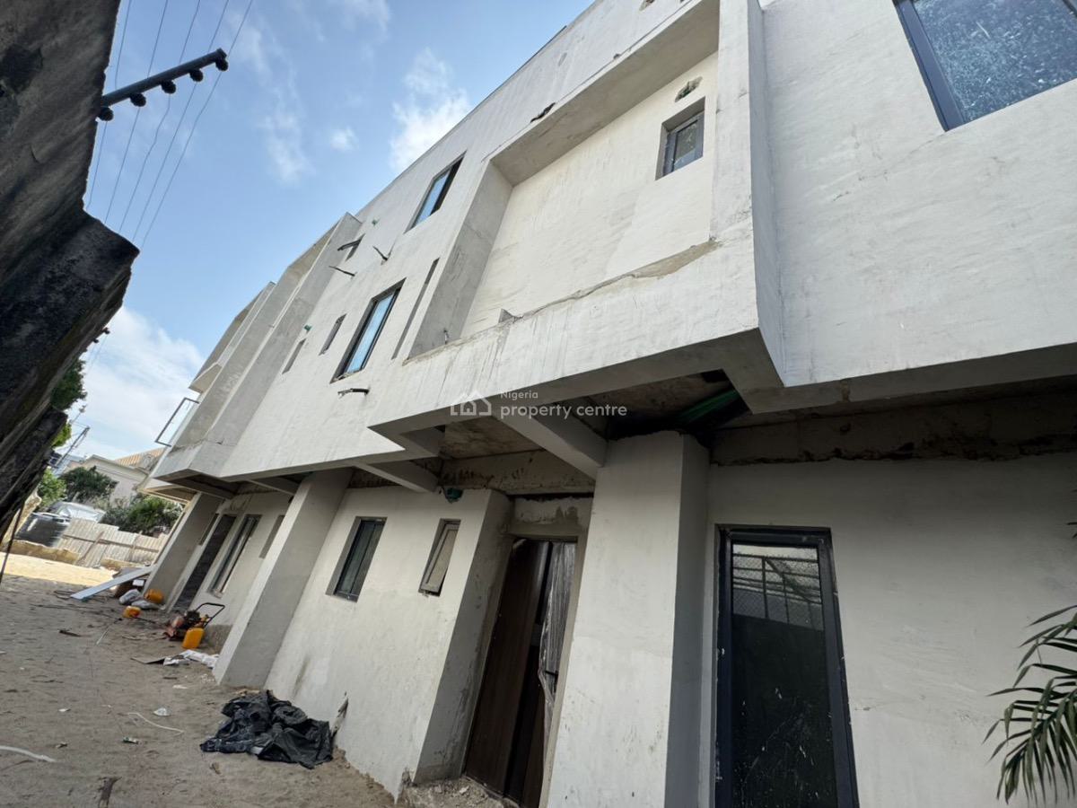 4 Bedroom Carcass Terrace Duplex with Bq, Banana Island, Ikoyi, Lagos, Terraced Duplex for Sale