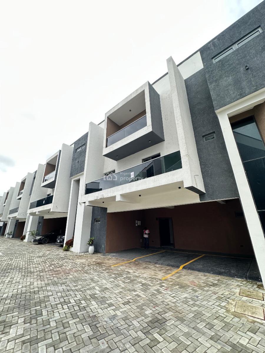 Well-built Luxury 4 Bedroom Maisonette with Bq, Pool and More, Ikate, Lekki, Lagos, Block of Flats for Sale