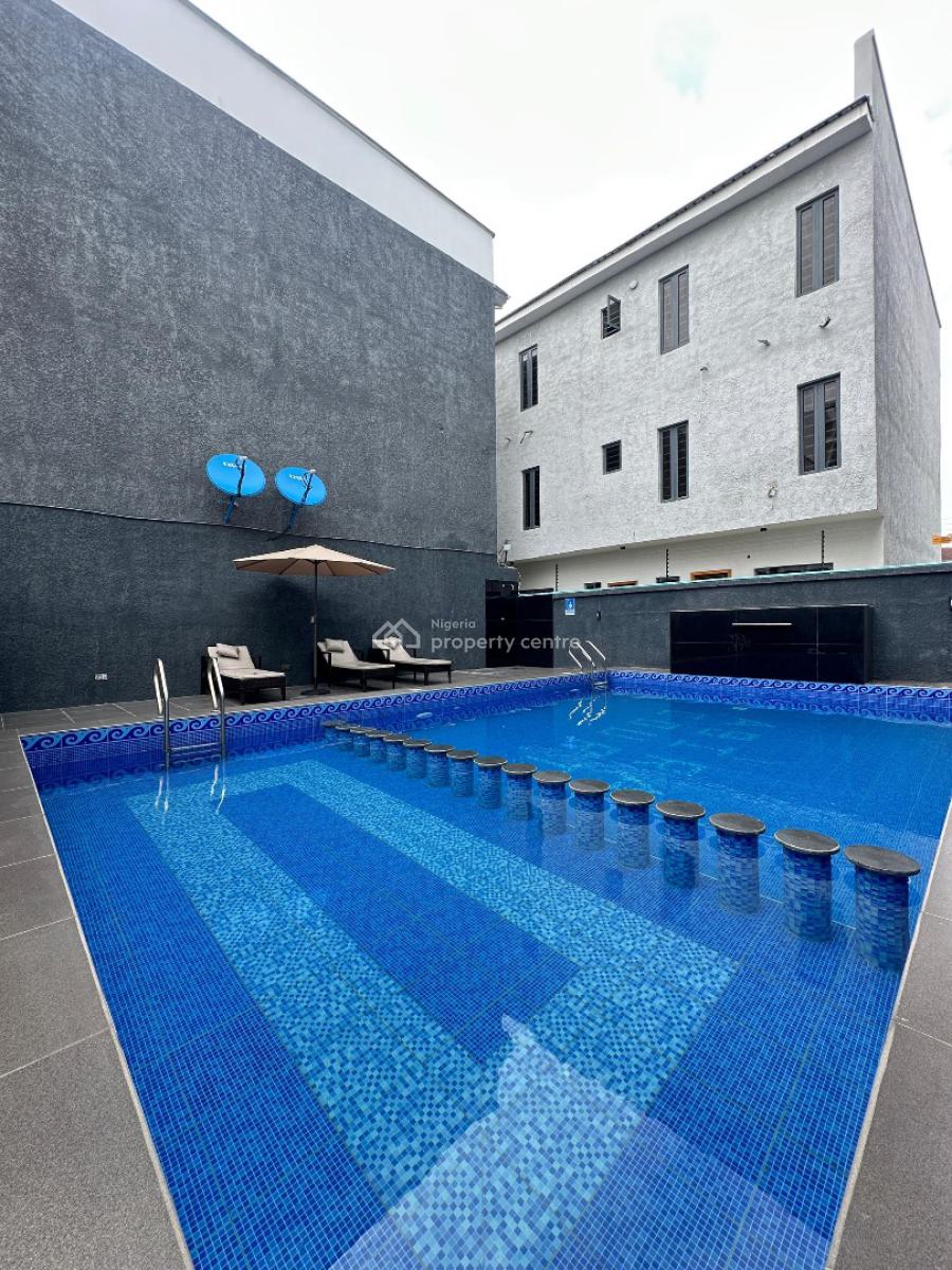 Well-built Luxury 4 Bedroom Maisonette with Bq, Pool and More, Ikate, Lekki, Lagos, Block of Flats for Sale